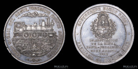 Argentina. Ferroviarias. 1882. Pergamino. R. Grande. Plata