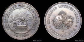 Argentina. Ferroviarias. 1885. FFCC Andino. Mendoza. J. Domingo