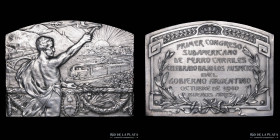 Argentina. Ferroviarias. 1910. Congreso Sudamericano. Plata