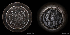 Argentina. Tiro.  Dos punzones de medallas de tiro