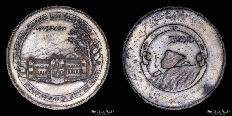 Argentina. Medicina. 1909. Hospital Ramón Santamarina. Inaugurado el 25 de abril...
