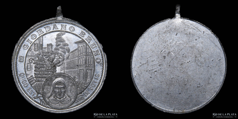 Argentina. 1894. Giordano Bruno. Rosario. Santa Fé. Grabador: Cacchia/Vanzo. Est...