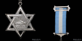 Argentina. Masonica. Estrella de David. Union. Plata