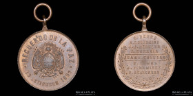 Uruguay. 1897. Recuerdo de la Paz