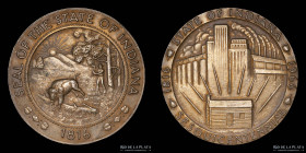 USA. 1966. Indiana. The Seal of the State