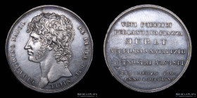 Italia. 1809. Joachim Napoleon. Piazza Murat