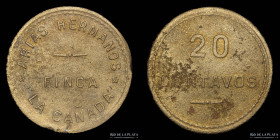 Argentina. Ficha. Salta. Arias Hermanos. Valor 20. Finca La Cañada