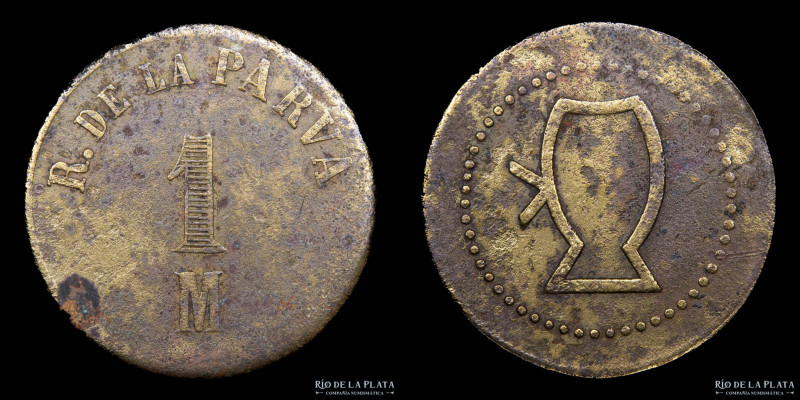 Argentina. Ficha R. de la Parva. Valor 1. M. Latón; 25.0mm; 3.6g. (VF)
Estimate...