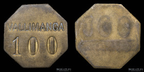 Argentina. Ficha. Esquila. Concepcion Unzue de Casares (1945). Gral Alvear. Vallimanca, Valor 100.