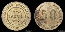Argentina. Ficha. Cantera. Valor 50. Tandil Bozzini e Hijo.