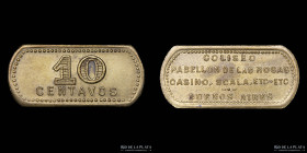 Argentina. Ficha. 10 Centavos. Casino Scala. Buenos Aires