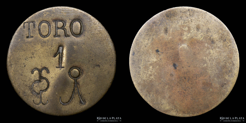Argentina. Ficha. Las Flores. Arroyo del toro, límite con Pilar y Rauch. Valor 1...