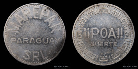 Paraguay. Ficha de juego. POA. Suerte. Marepar SRL