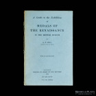 Libro. A Guide to the Exhibition of Medals of the Renaissance in the British Museum. Hill