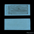 Corrientes. Banco Comercial. 6 1/4 Centesimos 1867. Bauman plate