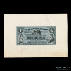 Santa Fe. Banco Argentino. Pruebas 4 Reales Plata Boliviana 1873 Front y Back