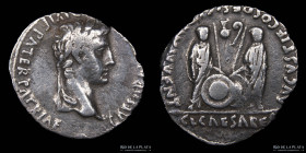 Augustus (27BC-14AD) AR Denarius. Gaius & Lucius