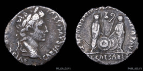 Augustus (27BC-14AD) AR Denarius. Caius & Lucius