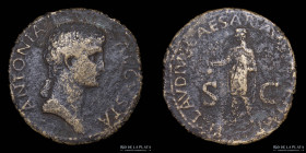 Antonia (41-50AD) AE Dupondius. RIC 92