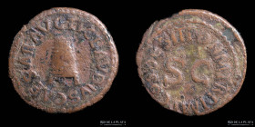 Claudius (41-54AD) AE Quadrans. RIC 84