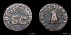 Claudius (41-54AD) AE Quadrans. RIC 90