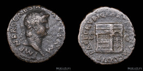 Nero (54-68AD) AE As. Temple of Janus. RIC 306