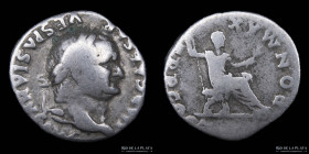 Vespasian (69-79AD) AR Denarius. RIC 77