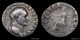 Vespasian (69-79AD) AR Denarius. RIC 29