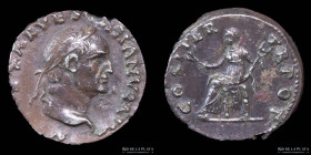 Vespasian (69-79AD) AR Denarius. RIC 29