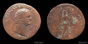 Domitian (81-96AD) AE Dupondius. RIC 642