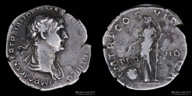 Trajan (98-117AD) AR Denarius. RIC 365