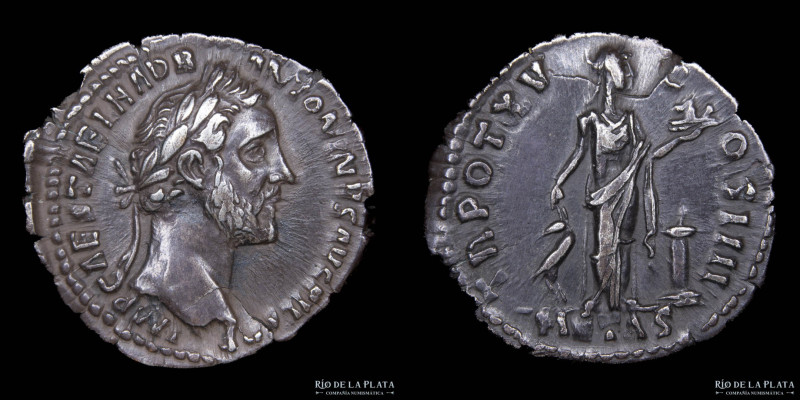 Antoninus Pius (138-161AD) AR Denarius. Rome mint (152-153AD) 19.0mm; 3.1g. A: I...