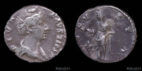Diva Faustina (died 141AD) AR Denarius. RIC 373