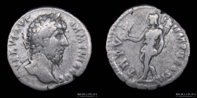 Lucius Verus (161-169AD) AR Denarius. RIC 537
