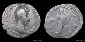 Lucius Verus (161-169AD) AR Denarius. RIC 561