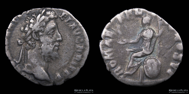 Commodus (177-192AD) AR Denarius. Rome mint (190-191AD) 17mm; 2.4g. A: M COMM AN...