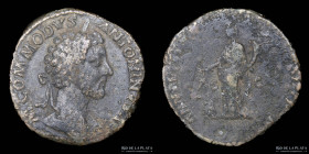 Commodus (177-192AD) AE Sestertius. RIC 307a