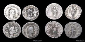 Philip I the Arab (244-249AD) lot of 4 AR Antoninianus