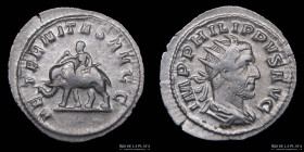 Philip I the Arab (244-249AD) AR Antoninianus. RIC 58