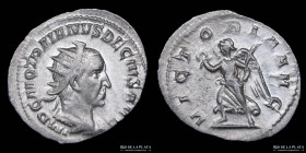 Trajan Decius (249-251AD) AR Antoninianus. Rome. RIC 29c 