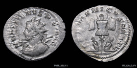 Gallienus (253-268AD) AR Antoninianus. Treveri. RIC 18
