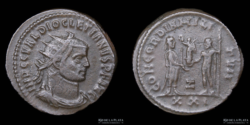 Diocletian (284-305AD) AE Radiate. Antioch mint, 7th office. AE; 22.0mm; 4.6g. A...