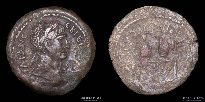 Alexandria. Egypt. Trajan (98-117AD) AE Drachm. Alexandria mint, year 15 (111/2)...