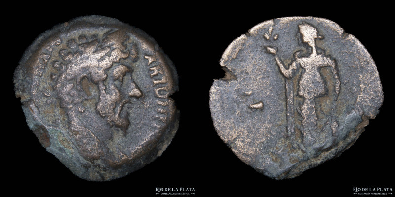 Alexandria. Egypt. Antoninus Pius (138-161AD) AE Drachm. Alexandria mint, year 1...