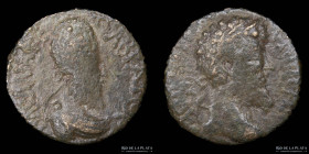 Edessa, Mesopotamia. Commodus w/ Abgar VIII(177-192AD)