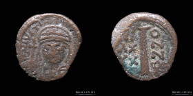 Justinian I (527-565AD) AE Decanummium, Ravenna. SB 326