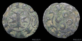 France. Melgueil. Uncertain Count or Bishop. XII-XIII cent AR Denier