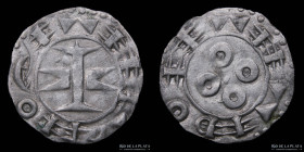 France. Melgueil. Uncertain Count or Bishop. XII-XIII cent AR Denier