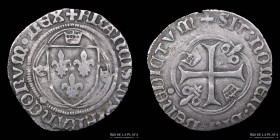 France. Francois I (1515-1547) Grand Blanc à la couronne. Dup 835