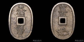 Japan. Tokugawa, 100 Mon (1835-1870). H 5.7